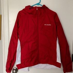 Red Columbia jacket